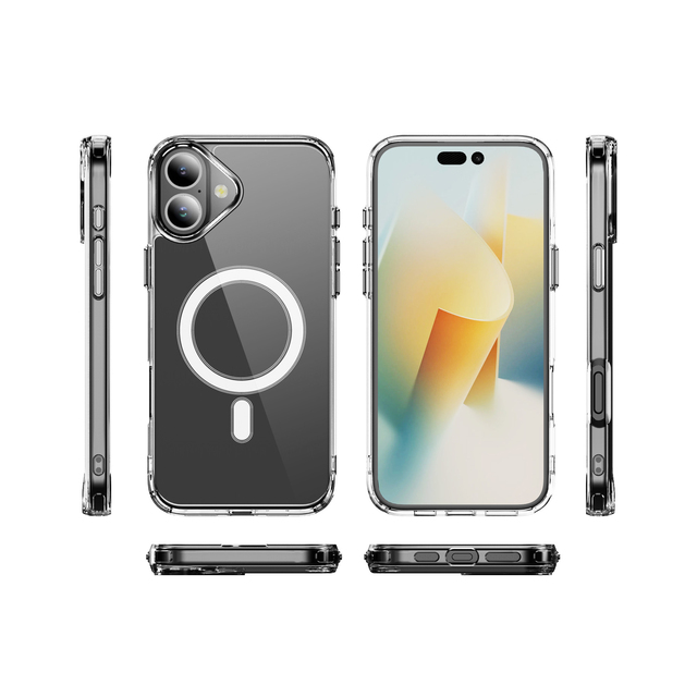 Custom Clear Case Ultra Thin Transparent Soft TPU Mobile Phone Case for iPhone 16 Pro Max Plus Cover
