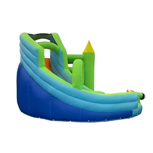 Château gonflable personnalisé avec toboggan, souffleur inclus, pour intérieur et extérieur - Product Image 4