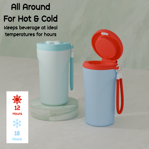 Tasse à café d'affaires isolée sous vide en <span class=keywords><strong>acier</strong></span> inoxydable de luxe de 550ml <span class=keywords><strong>bouteille</strong></span> d'eau avec gobelet de conception de corde pour une utilisation au bureau - Product Image 2