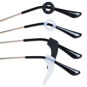 Ganchos de silicona antideslizantes para gafas con soporte para las patillas y amortiguación suave - Product Image 1