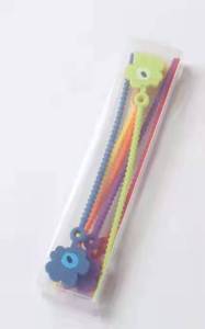 Fascette multiuso in Silicone fascette sigillanti per alimenti borsa risigillatrice Clip Cable Manager fascette riutilizzabili in Silicone - Product Image 6