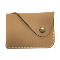 Portefeuille en cuir vintage pour homme BEARKY avec fermeture à bouton RFID, porte-cartes en métal et compatibilité avec les cartes de crédit