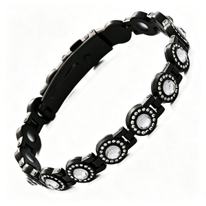 Bracciale con Cristalli Rotondi Multicolore per Donne, Placcato in Oro Rosa, Lega di Zinco Elettroplaccata, Gioielli Impilabili per Anniversario - Product Image 6