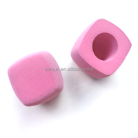 Offre Spéciale pare-brise micro mousse couverture coloré floqué vidéo Microphone pare-brise Triangle forme carrée Communication sans fil