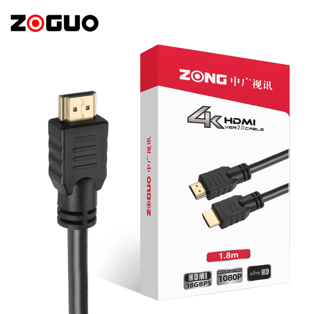 HD 4K 3D for HDMI 2.0 Video Cable 18gbps Gold Plated 1m with Ethernet 1.5m 3m 5m 8m 10m 15m for Projector Computer PVC Jacket