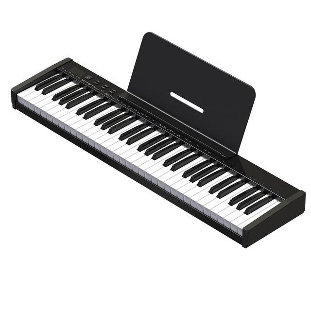 Touch Function Portable Midi Electric Piano 61 Keyboard Musical Instrument 61 Keys Digital Electronic Organ Keyboard