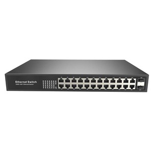 Switch réseau Gigabit 16 ports avec 2 ports SFP Fiber Uplink, gestionné, montable en rack pour bureaux professionnels et surveillance - Product Image 2