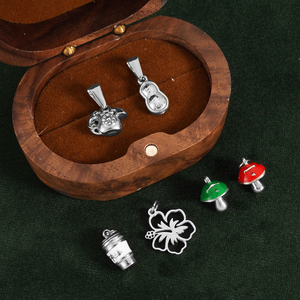 Không Thấm Nước Zircon Hộ Chiếu Mặt Dây Chuyền 18K Vàng Mạ Thép Không Gỉ Phụ Nữ Người Đàn Ông Đi Du Lịch Nhỏ Vali Quyến Rũ Cho Tự Làm Đồ Trang Sức Làm - Product Image 6