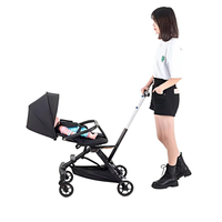 Poussette de voyage compacte et légère Ningbo Youbei, cadre en aluminium, couleurs personnalisées et idéale pour les voyages
