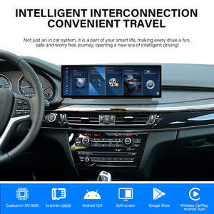 NBT X5 X6 F15 F16 14,9 pulgadas <span class=keywords><strong>Android</strong></span> Pantalla de coche navegación GPS WIFI Carplay <span class=keywords><strong>Android</strong></span> Auto REPRODUCTOR DE DVD para coche para BMW 2013 - 2015 - Product Image 2