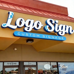 Pizza Shop Sign Board Restaurant Supermarket Pharmacy 3d Logo Sign Outdoor Custom Led Sign for Business - Product Image 4