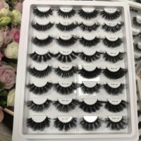 Qualité supérieure 3D 5D 7D Volumineux Doux Épais Complet Sans Cruauté Hypoallergénique Facile à Appliquer Cils Réutilisables