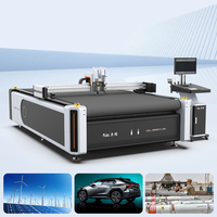 Cortadora de Tela Compuesta de Fibra de Vidrio Preimpregnada CNC AOL Digital de Alta Precisión con Cuchilla Rotatoria, 3 Años de Garantía