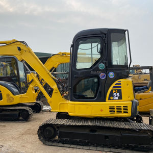 รถขุดขนาดเล็ก Komatsu PC55 รุ่นปี 2022 น้ำหนักใช้งาน 5600 กก. สภาพดีเยี่ยม ความจุบุ้งกี๋ 0.18 ลบ.ม. สำหรับวิดีโอ - Product Image 1