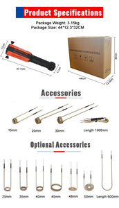 Neuf d'usine 1,1 kW Outils de carrosserie Barre de chauffage par induction haute fréquence pour la réparation des bosses de carrosserie automobile - Product Image 2