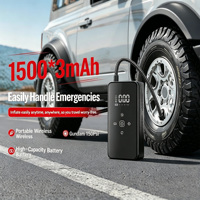 Smart Digital Portable Car Inflatable Device Auto Shut Off Preset Pressure Fast Inflation LED Tire Inflatable