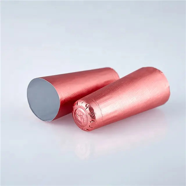 Nóng Bán Phổ Biến Đầy Màu Sắc Poly-Laminate Nhôm Foil Cho Champagne Chai Capsule