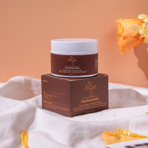Crème hydratante et lissante au beurre de mangue, marque propre de luxe, hydratation intense et longue durée, pour le corps. - Product Image 1