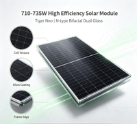 Солнечная панель Jinko Tiger Neo N-type 66HL5-BDV 710W 715W 720W 725W 730W 735W, двусторонняя, с двойным стеклом, фотоэлектрический модуль TOPCon