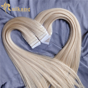 Extensions de cheveux humains vierges 100% de qualité supérieure, européennes, sans couture, invisibles, Remy, avec cuticules intactes, en gros - Product Image 3