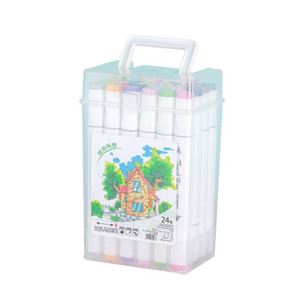 Marqueurs permanents à alcool professionnels OEM personnalisés BV-AMH01, couleurs vives, double pointe oblique, compatibles avec le papier - Product Image 2