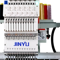 Machine à broder multi-aiguilles 12 aiguilles 12 couleurs avec écran tactile pour broderie plate, casquettes, vêtements, t-shirts et sweats à capuche