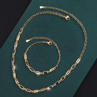 2025 accesorios de moda para mujer, conjunto de joyería de circón, joyería fina de América del Sur, collar de piedras preciosas de Brasil, conjunto de pulsera, joyería