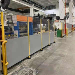 بيع بالجملة من مصنع Vich شبكة أسلاك حديدية روبوت جدار الحدود سياج أمان حراسة المعادن بعد السياج ورشة عمل خط بوابات تعريشة - Product Image 5