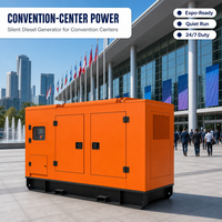 Générateur diesel silencieux certifié série Spec, livraison rapide pour chantier de construction, atelier, télécommunications