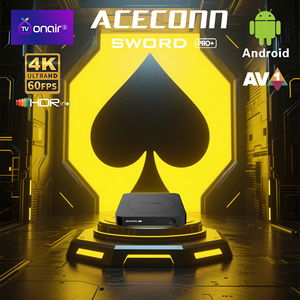 ACECONN Android 11 4K para TV Box ONAIR3, WiFi Dual, Bluetooth, Control Remoto por <span class=keywords><strong>Voz</strong></span>, Teclas Retroiluminadas, Función Buscar RCU, Sword Pro+ - Product Image 1
