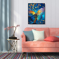 Nouveau produit : Kit de peinture diamant 5D Papillon brisé pour adultes – Peinture diamant et art mural