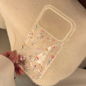 Coque transparente pour iPhone 17 Pro Max, motif fleurs colorées peintes à l'huile, style frais, compatible iPhone 16, coque souple pour iPhone 13, 15 - Product Image 4