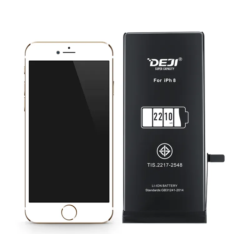 Ultra alta capacidade 2210mah Bateria Smartphone Móvel Para iPhone 8