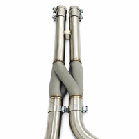 Système d'échappement en acier inoxydable de 1,2 mm d'épaisseur, tube en Z de 3 pouces à longueur égale avec garantie d'un an pour F95 X5M F96 X6M 4.4T
