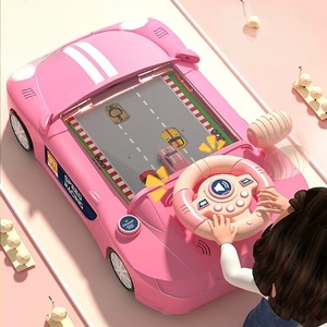 Jeu de Course pour Enfants avec Volant de Simulation, Conduite Évitement d'Obstacles, Aventure et Casse-Tête, Jeu de Table d'Intérieur - Product Image 1