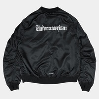 Blouson coupe-vent personnalisé avec logo brodé pour homme Blouson d'aviateur imperméable et réversible à écussons d'insigne double face pour homme