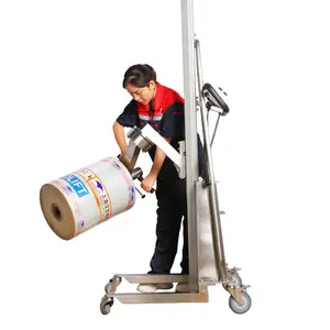 100kg Drum Lifter Stacker Drum Lifting Trolley Factory Direct Reel And Roller Lifting Device For Bucket Handling