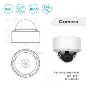 8mp אבטחה מצלמה קיר 30 מ 'חיצונית <span class=keywords><strong>2.8</strong></span> מ "מ IP תקשורת <span class=keywords><strong>2.8</strong></span> 12 מ" מ מצלמה ממונעת 4 - Product Image 3