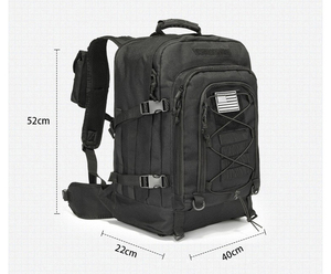 Sac à dos tactique extérieur personnalisé de grande capacité 2024, 39L-60L, camouflage, résistant à l'eau, extensible, sac de randonnée - Product Image 5