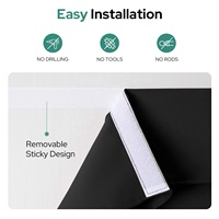 YA SHINE stores de porte français rideaux de porte d'intimité pour fenêtre et porte de maison