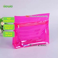 Pochette de maquillage personnalisée avec logo laser holographique iridescent, imperméable, cadeau de beauté, sac cosmétique