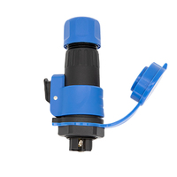 Connecteur de fil de joint de connexion rapide étanche IP68 sans soudure prise mâle femelle ZX20 connecteur de câble circulaire de Nut-5P arrière
