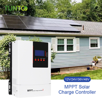 Smart 48V 120A PV Puissance 6000W Contrôleur de charge MPPT Smart 48V Auto Haute Tension Max PV 500V WiFi Contrôleur solaire