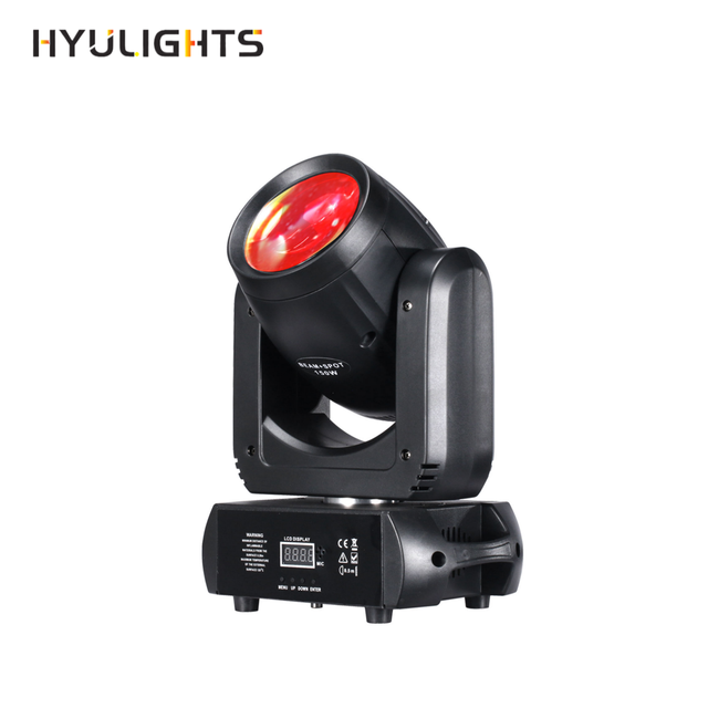 Mini 150W LED Moving Head Light with 18 Rotating Prisms DMX512 Control for DJ Stage Effects in Disco Bars