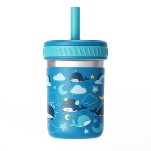 Nouvelle conception 2026 : Tasse pour enfants à large ouverture, anti-déversement, personnalisable, avec paille – Fabrication - Product Image 1