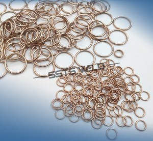 China Lieferant Silber Hartlot Messing Schmuck Breiter Anwendungs bereich Kältetechnik Flussmittel beschichteter Ring - Product Image 4