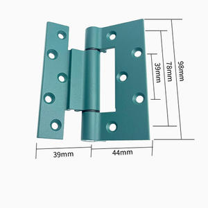 Accessoires de charnière en aluminium continue moderne porte de fenêtre à battants à fermeture douce pour entrée d'atelier extérieur industriel de chambre à coucher - Product Image 5