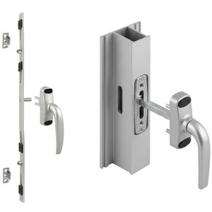 Two Point <b>Lock</b> for Casement Window Stainless Steel 50mm European Style Durable Design Screw - Product Image 1
