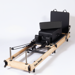 Máquina de Pilates Reformer Portátil, Plegable, Ajustable, Ecológica, con Núcleo de Roble, Equipo de Gimnasio, <span class=keywords><strong>Yoga</strong></span> Comercial - Product Image 1