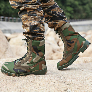 Nouvelles <span class=keywords><strong>Bottes</strong></span> <span class=keywords><strong>de</strong></span> <span class=keywords><strong>Randonnée</strong></span> Tactiques Unisexes <span class=keywords><strong>d</strong></span>'Extérieur en Cuir Imperméables <span class=keywords><strong>d</strong></span>'<span class=keywords><strong>Hiver</strong></span>, Semelle Extérieure en Caoutchouc, Bout Rond et Talon Carré <span class=keywords><strong>pour</strong></span> Femmes - Product Image 4